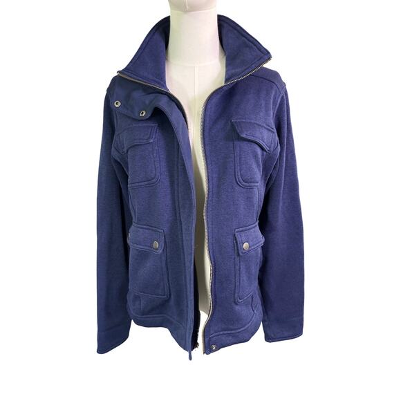 Patagonia Better Sweater Utility Fleece Jacket Navy Blue Women’s M - Picture 4 of 9